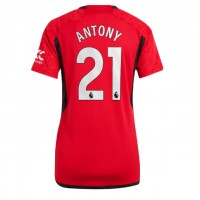 Manchester United Antony #21 Kotipaita Naiset 2023-24 Lyhythihainen